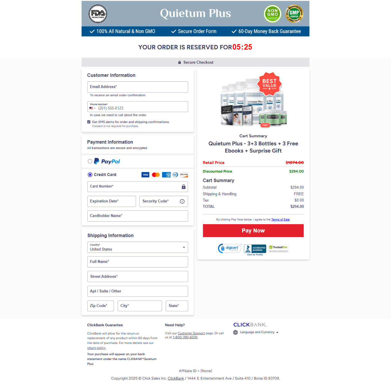 Quietum Plus--Secure-Checkout